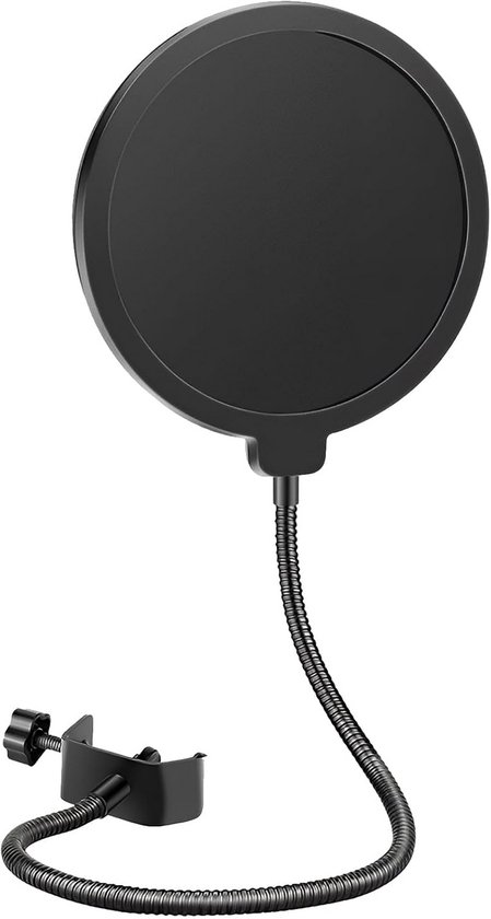 Schuim microfoonwindscherm met harige windkap - microfoon windkap