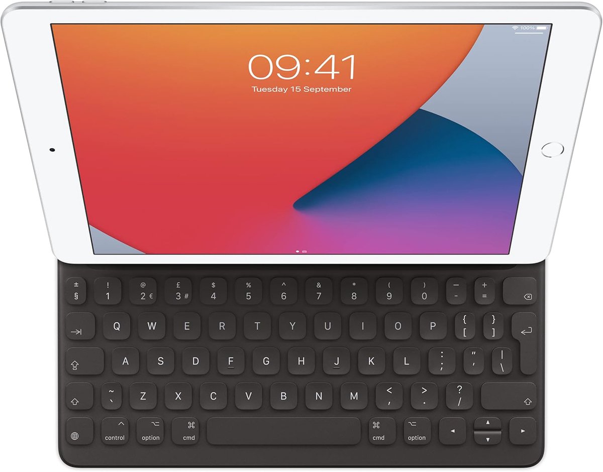 Smart Keyboard for iPad (7th generation) and iPad Air (3rd generation) - British English — cadeau in Telefoon & Tablet - foto 2