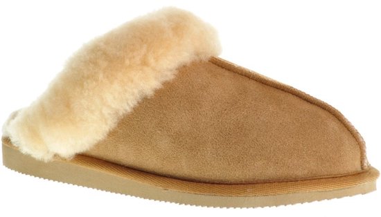 Shepherd Jessica Dames Pantoffels - Chestnut - Maat 40