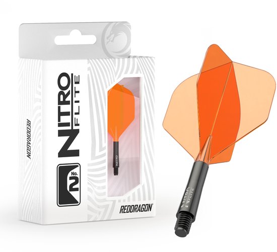Red Dragon Nitro Flite Black and Orange - Dart Flights van Red Dragon — afbeelding 4