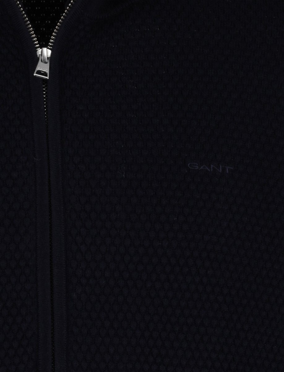 Gant vest donkerblauw