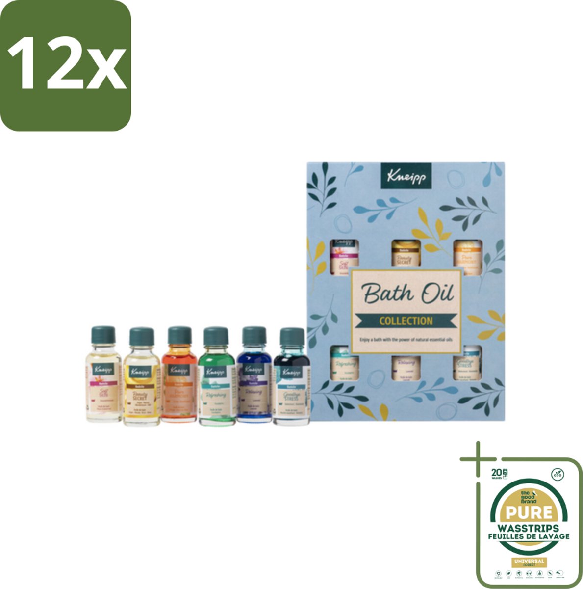 Kneipp - Geschenkset Badolie - Giftset - Voordeelverpakking - 12 stuks - Wellness - Ontspanning