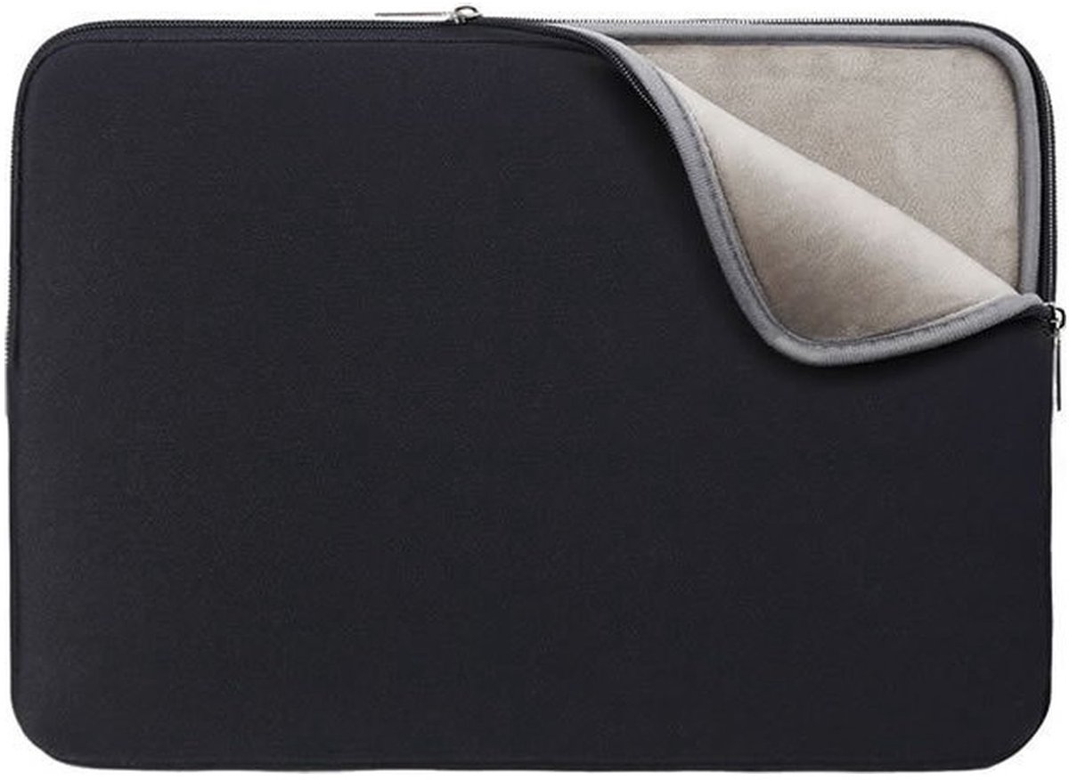 Mobigear Laptophoes geschikt voor Laptop | Mobigear Basics Sleeve 14 inch Laptop hoes - Zwart