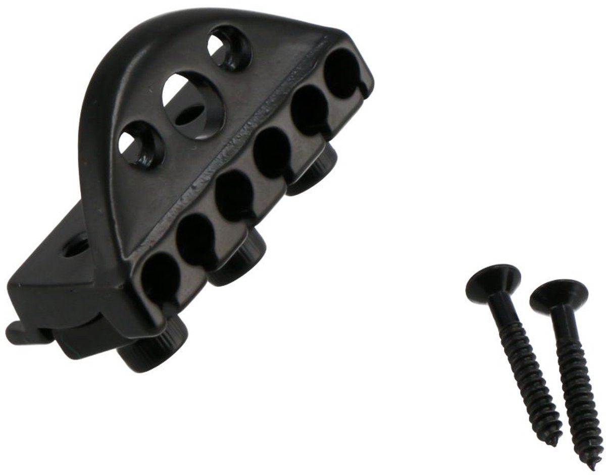 Locking nut voor headless gitaar zwart Fazley 10678