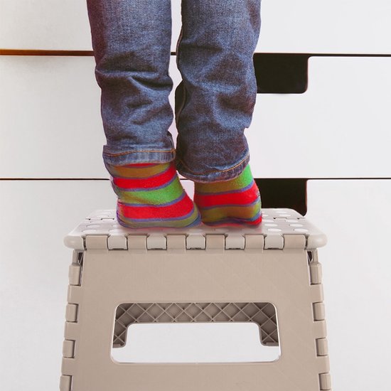 Opstapje Antislip 32x25x22 cm - Opstapkrukje voor Keuken - Badkamer - Wc - Kinderen - Kruk van Merkloos — afbeelding 2