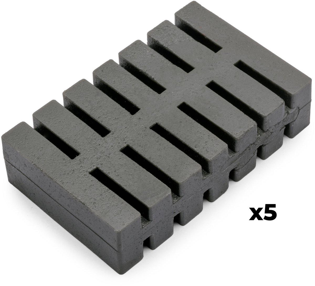 Set van 5 geurtabletten voor het deksel van de Recycle container, Citrusvruchtengeur, Plastic