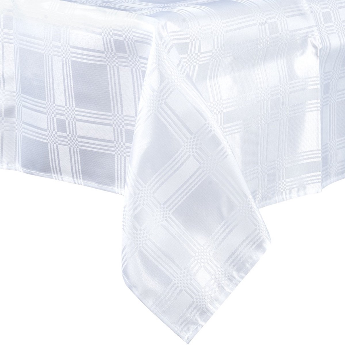 Excellent Houseware - Tafellaken - Biały - Plamoodporny - Polyester
