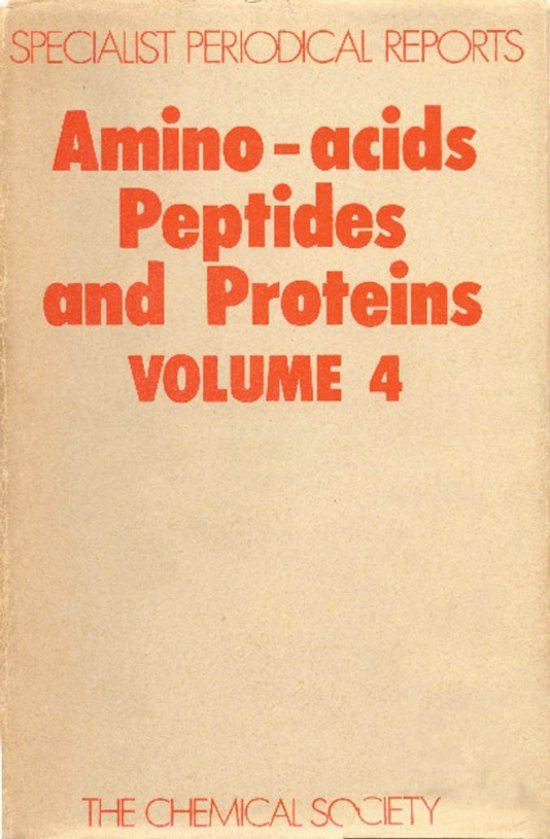 Amino Acids, Peptides, and Proteins - cover