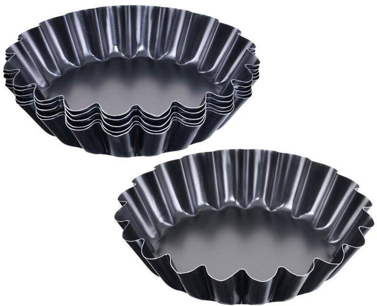 SNB Tartelette Bakvorm 11cm - 6 Stuks - Antiaanbaklaag