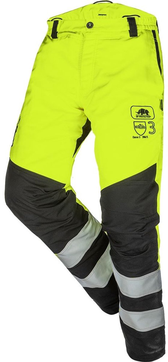 SIP Taillebroek Hi-Vis Schnittschutzhose 1RQ3 Neongeel/zwart-XL