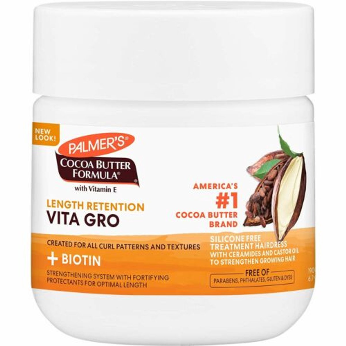 Palmers Biotina - Haarconditioner voor Krullend en Beschadigd Haar - 190g, Cacaoboter