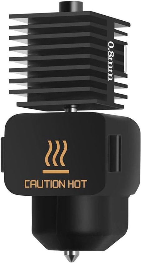 High Temperature Fast Speed Hotend 0.8mm Tempered Steel Nozzle - Hot End Kit - Silicone Sock - Compatible met Bambu Lab A1 Mini 3D Printer - 3D Print Accessoires