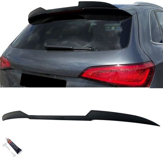Dakspoiler Achtervleugel, Universele ABS Dakspoiler Achteraan Automodificatie Vervanging voor A-Klasse A1 A3 Sportback RS3(Glanzend zwart) Spoilers en vinnen