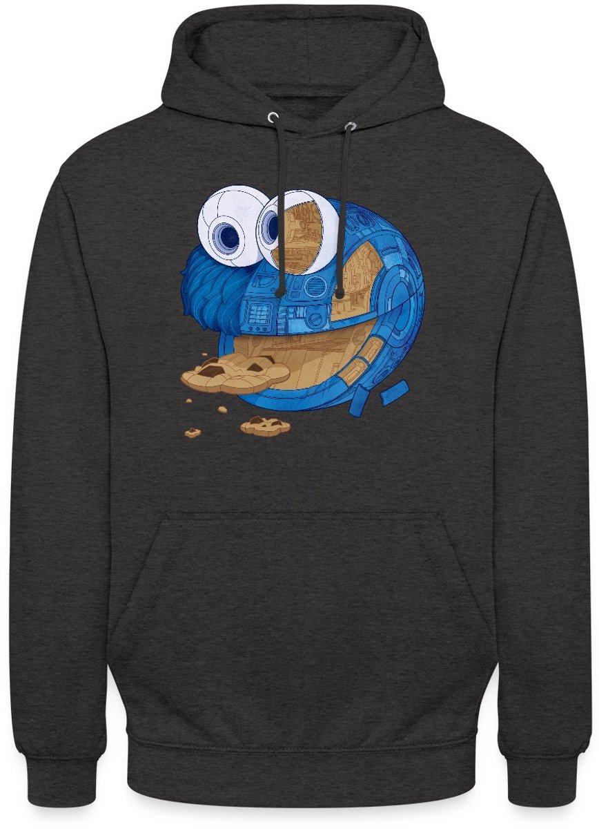 Sesamstraat Koekiemonster Machine Hoodie Unisex