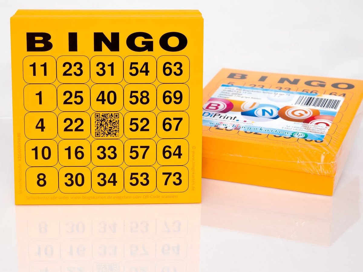 200 Grote Bingokaarten Set - Ideaal voor Senioren en Thuisevenementen - Unieke Kaarten met Joker