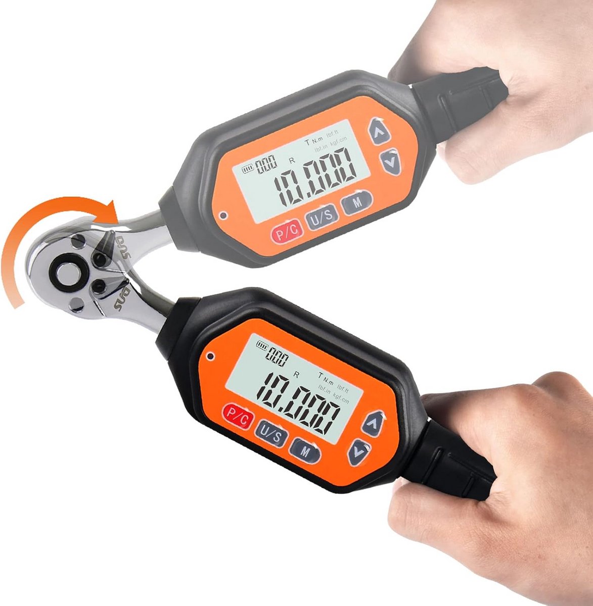 Digitale Momentsleutel 1/4" met Zoemer en LED Alarm voor Precisie Werk