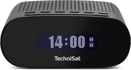 Caliber HCG011DAB - Wekkerradio Met FM En DAB Radio - Dual Alarm Sleeptimer En Snoozefunctie Zwart