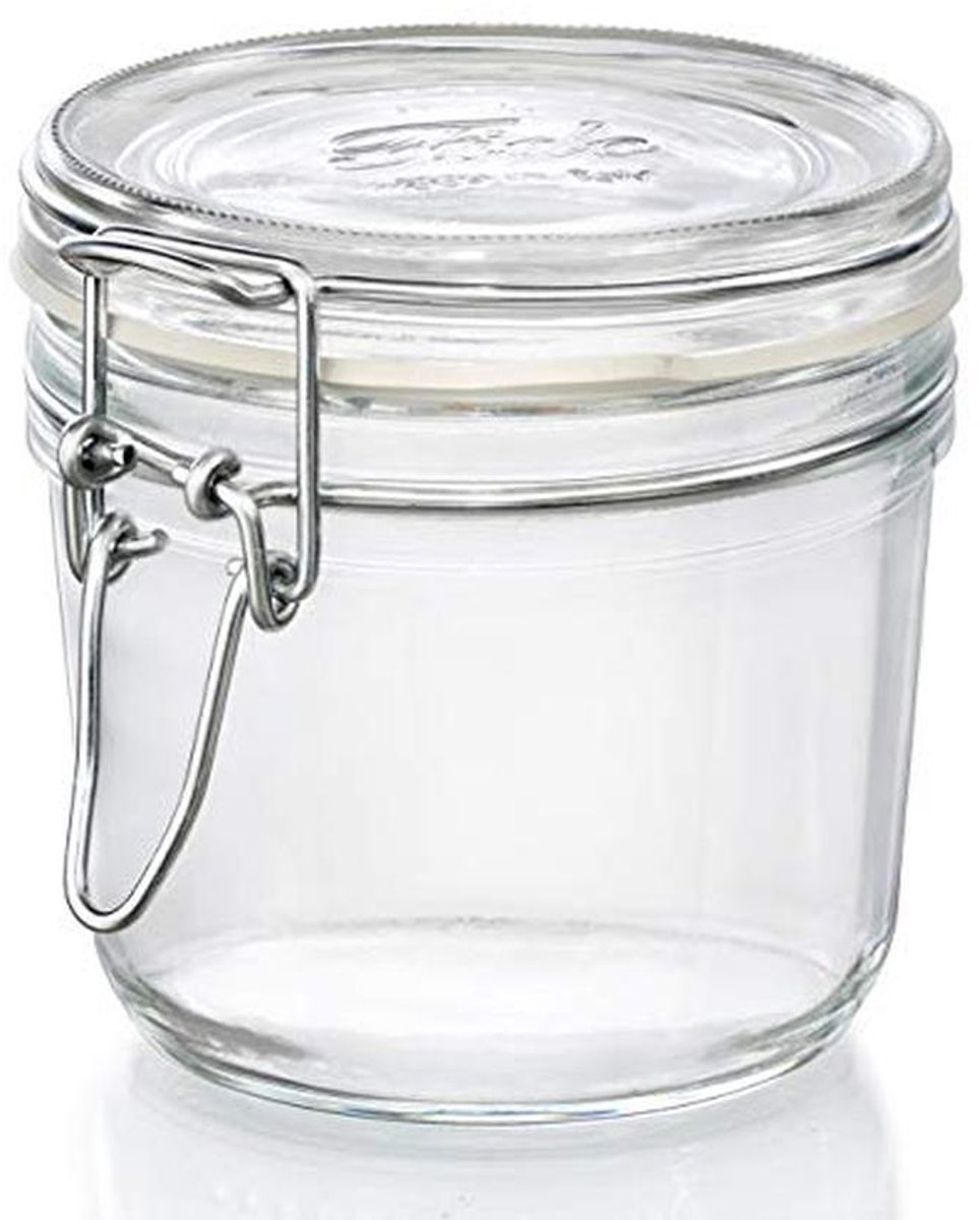 Flip-top glazen voorraadpotten 200ml - Luchtdicht en temperatuurbestendig