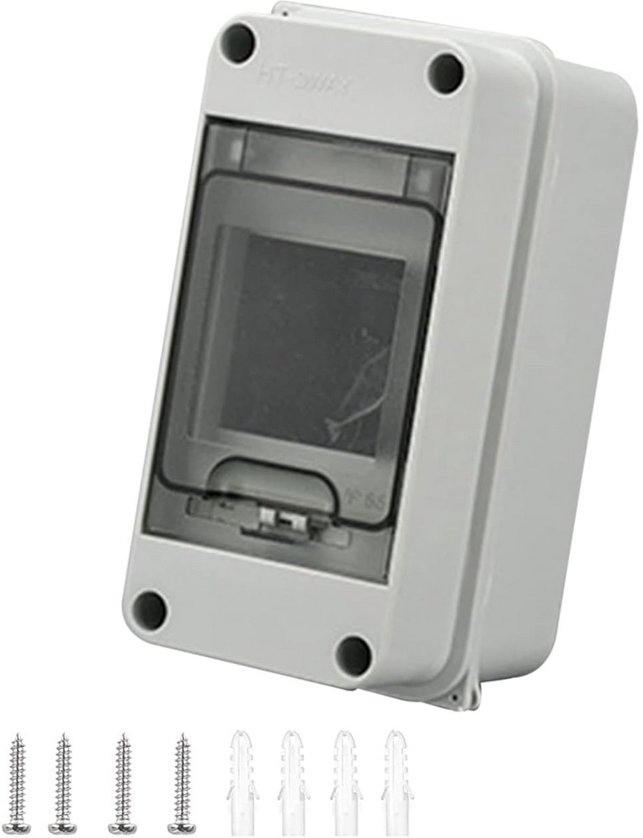 Opbouwzekeringkast IP65 Waterdicht voor Buiten en Tuin