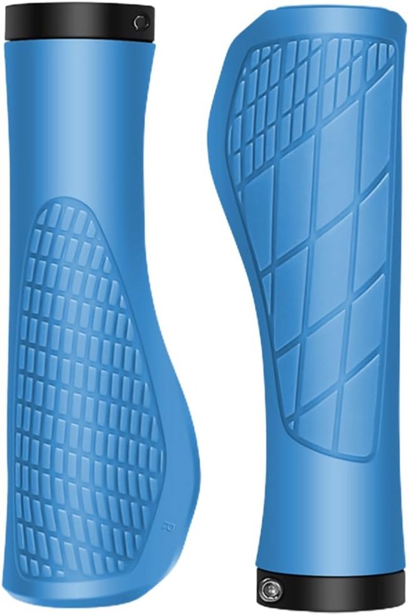 2 Stuks Ergonomische Fiets Handvatten Fietsstuur Grips Antislip Lock-On voor Mountainbike en Racefiets
