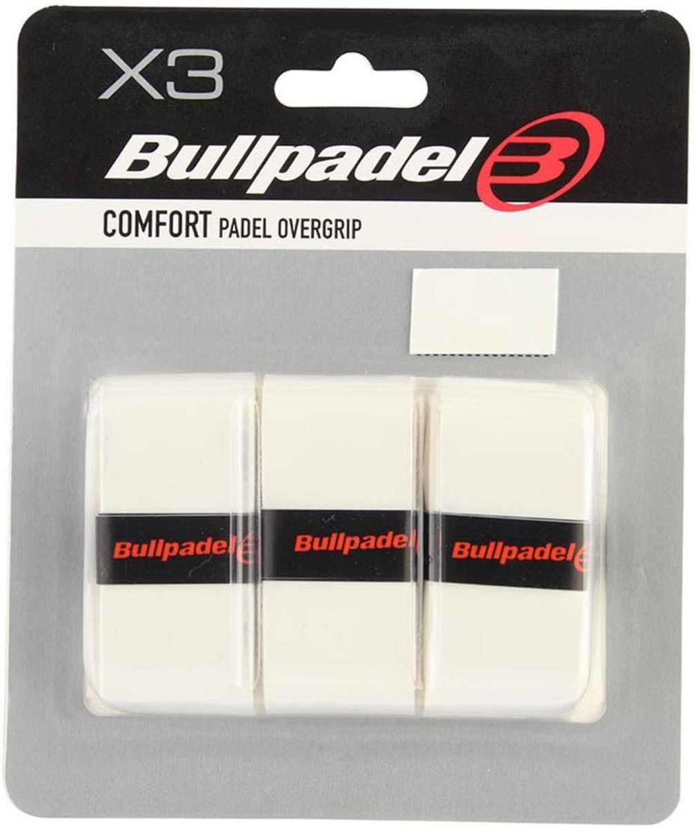 Overgrip tennis en padel set - 3 stuks - wit - SensoGrip Pro-systeem - 25% dunner