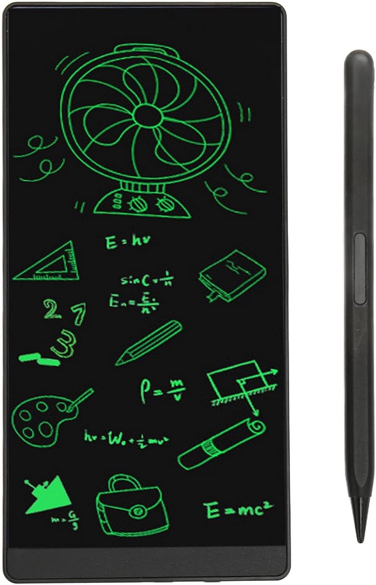 6.5 Inch LCD Schrijftablet - Digitale Teken- en Notitiepad, Gummeerbaar en Herbruikbaar