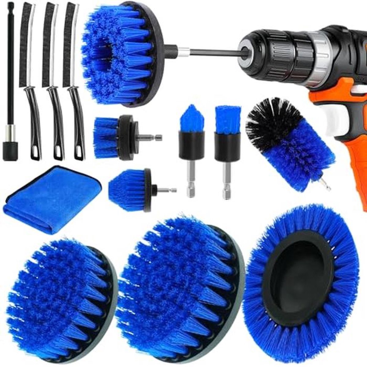 14-delige Reinigingsborstelset met 9 Accessoires