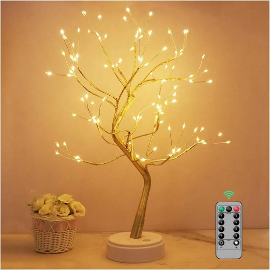 Lumière Twig Boompje LED Décorative - Éclairage de Table USB & Batterie, Gradable pour l'Ambiance & les Fêtes
