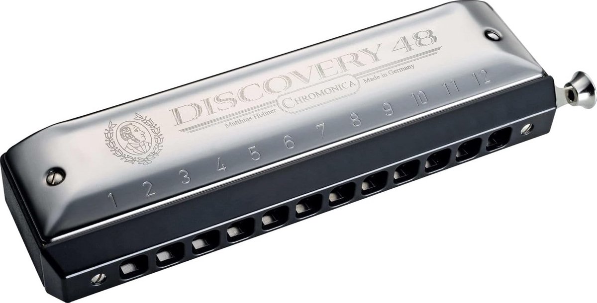 Chromatische mondharmonica 12 Kanalen 48 Tonen Goede Kwaliteit