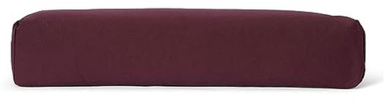 Ergonomische Yoga Bolster - Meditatiekussen met Biologische Speltvulling - 67 cm x 13 cm - Diverse Kleuren — afbeelding 5
