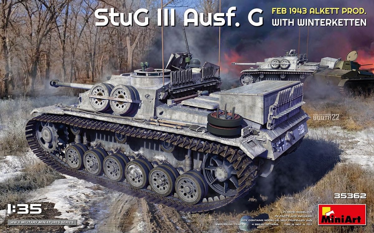 Oorlogsmachine Modelbouwkit - StuG III Ausf. G Tankmodel Schaal 1:35