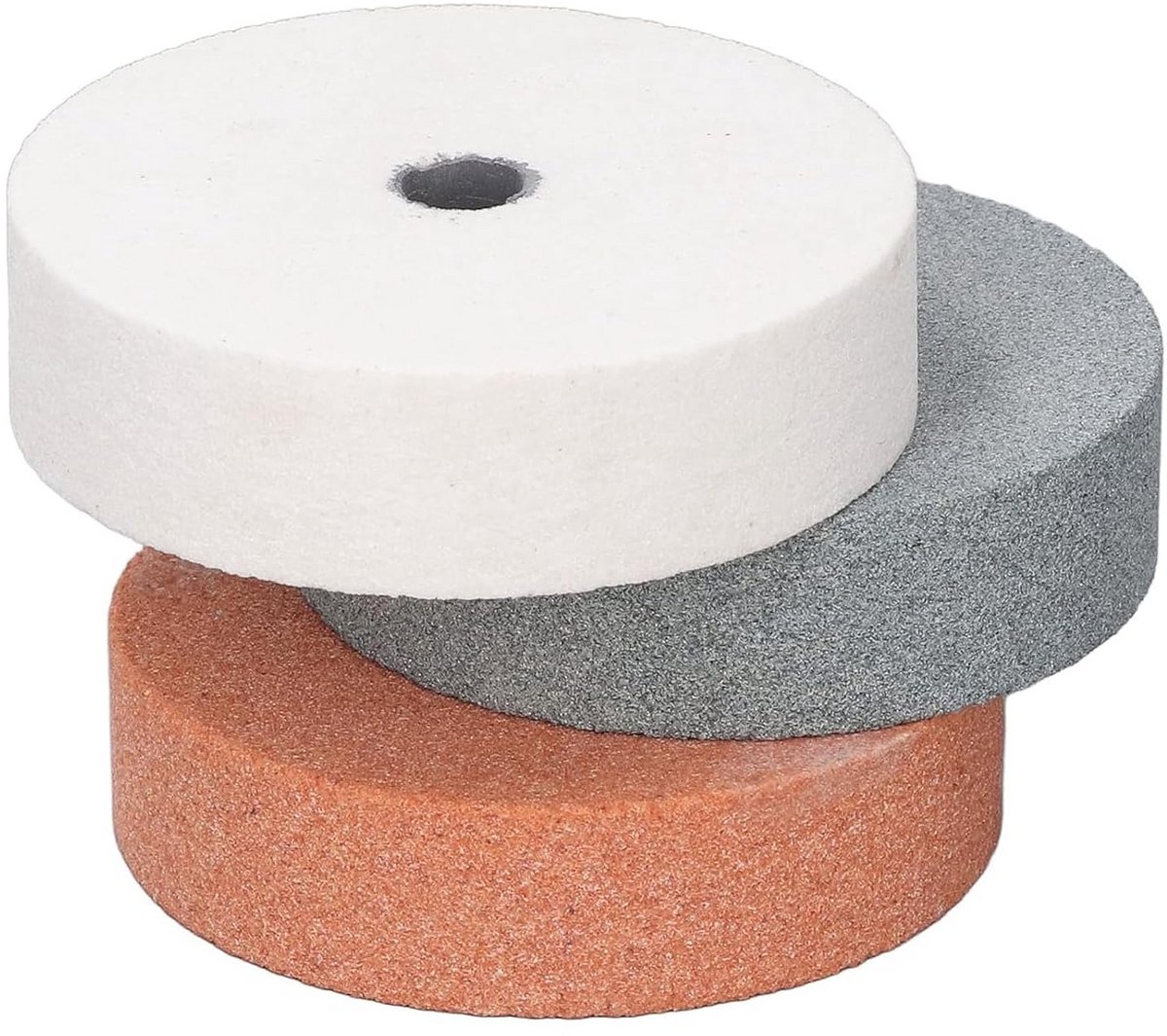 3x Universele Slijpschijven 75mm Siliciumcarbide voor Metaal, Steen en Hout