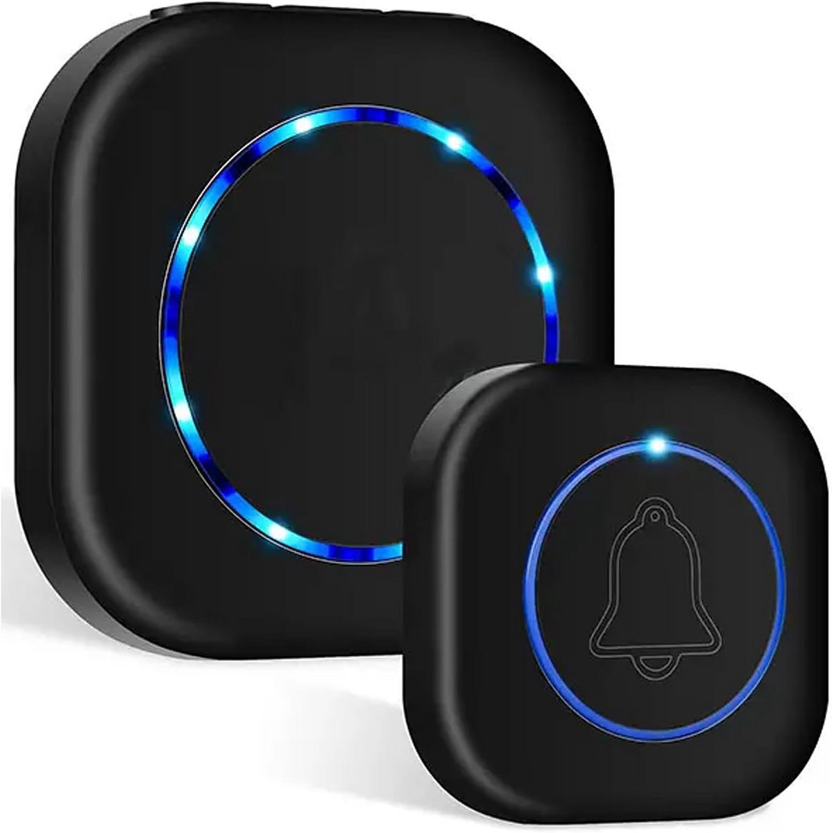 Draadloze Deurbel met Plug-in Ontvanger en LED Flitser