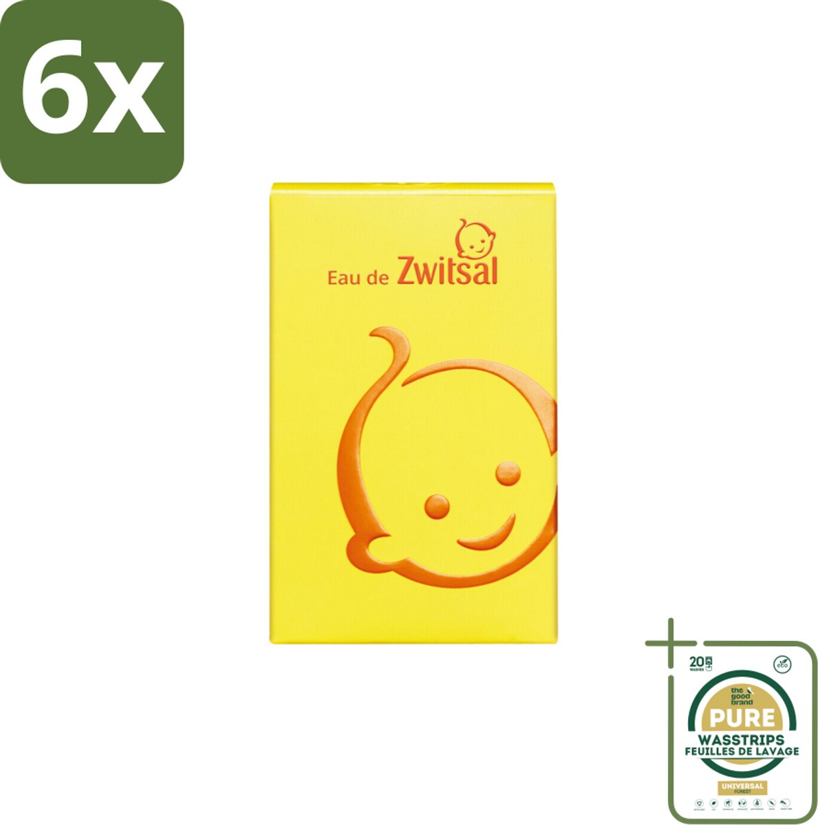 Zwitsal - Eau De Toilette - 95ml x 6