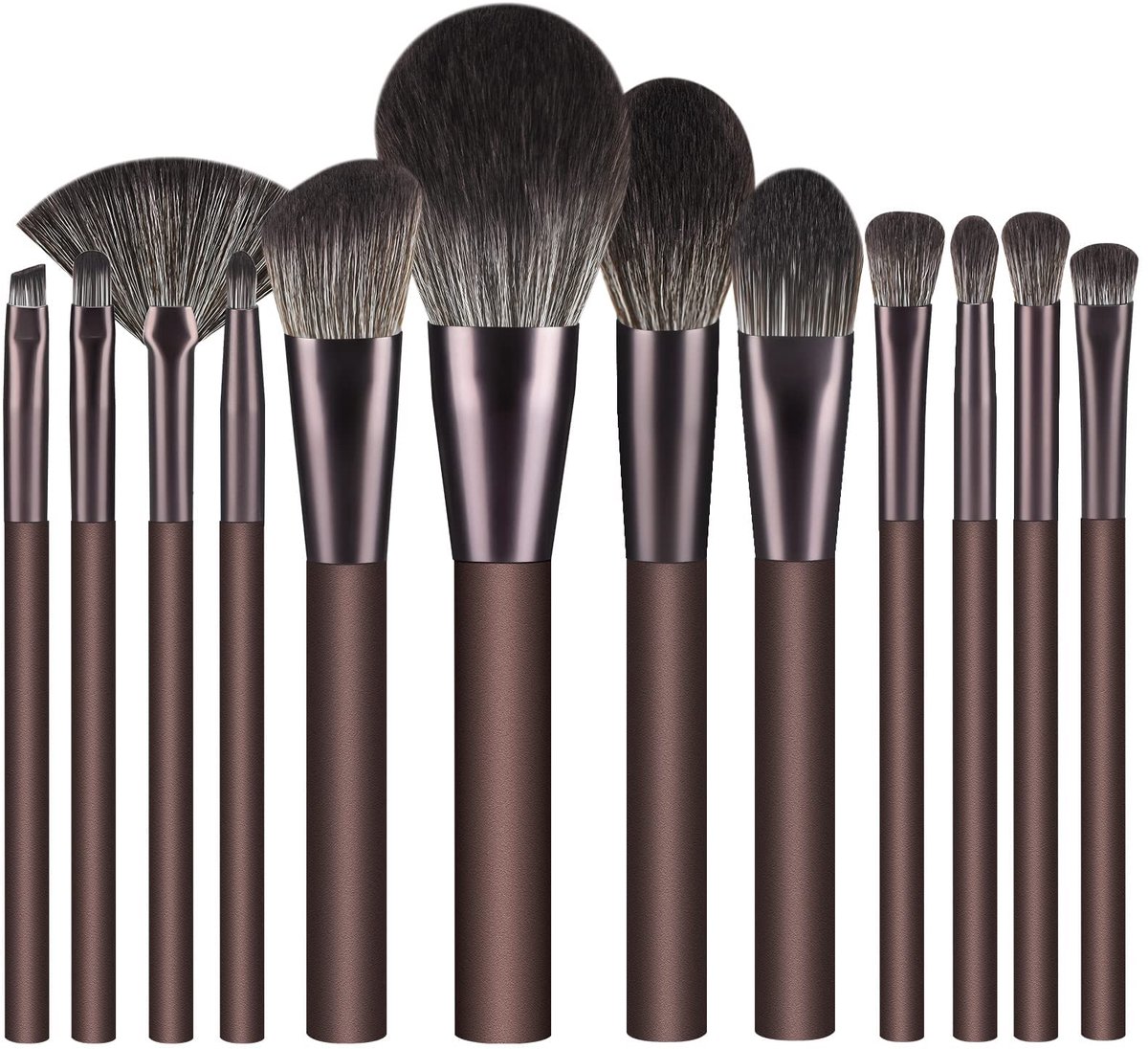 IMPERATORIS® Penselen Acrylverf - Borstelset met Professionele Penselen - Hardhout en Synthetisch Haar - Verf Kwasten - Kwast Set voor Gedetailleerd Schilderen, Nail Art, Schminken, Aquarel, Waterverf, Acryl, Olieverf - 12 make-up kwasten
