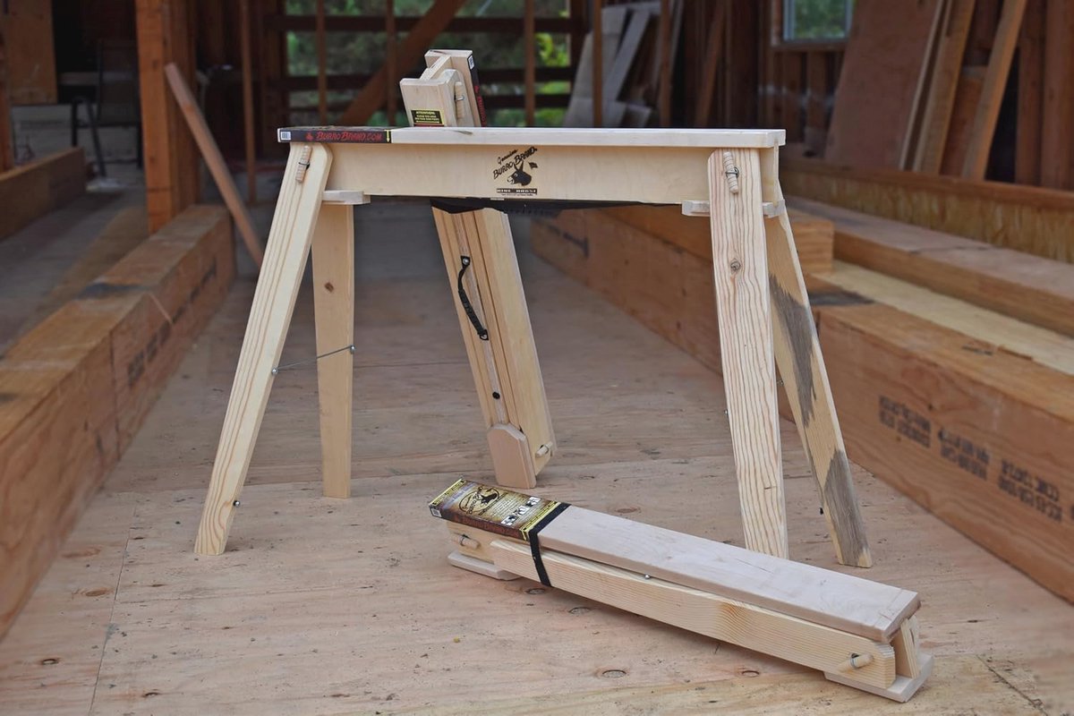 Opvouwbare houten zaagbok 29 inch - Sterk en compact voor klusjesmannen en huiseigenaren