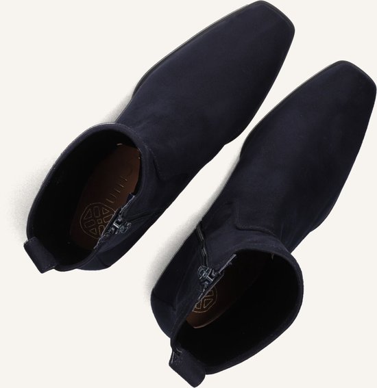 Unisa Langley Enkellaarsjes - Enkelboots met rits - Dames - Blauw - Maat 36