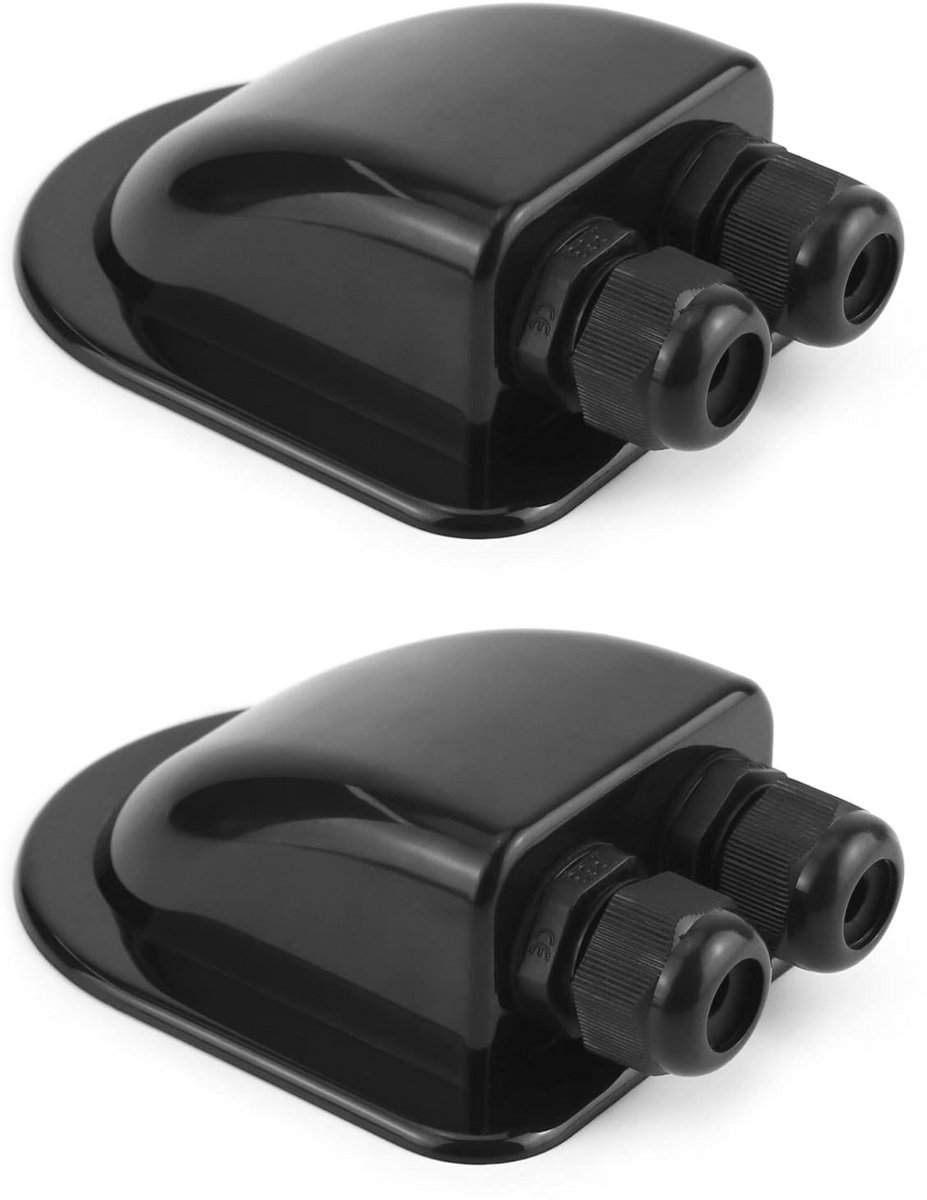 Dakdoorvoer 2 stuks IP68 waterdicht ABS voor zonnepanelen en airconditioning