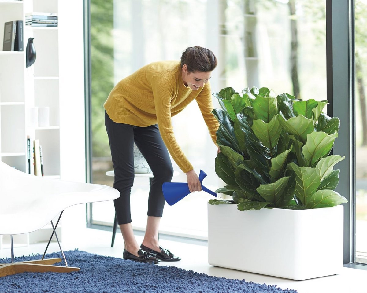 Waterkan voor Binnen en Buiten - Plunge Waterkan 20 cm - Geel