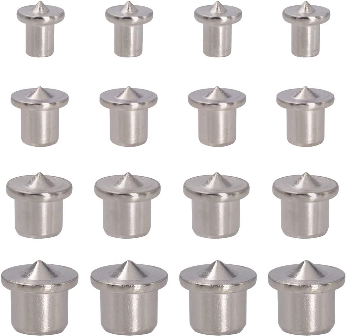 Deuvel en Tenon Center Set - 16 Stuks met 4 Maten voor Nauwkeurig Boren