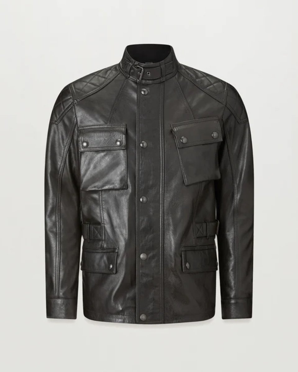 Belstaff Turner Zwarte Leren Jas - Jas
