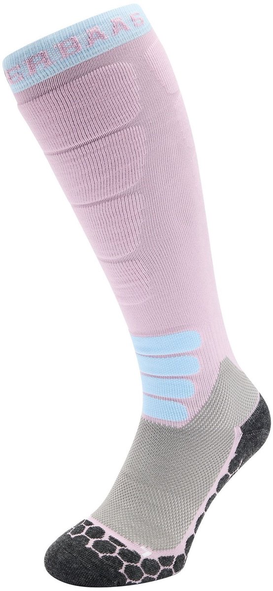 Poederbaas Merino Pro Ski Sokken Senior Zwart