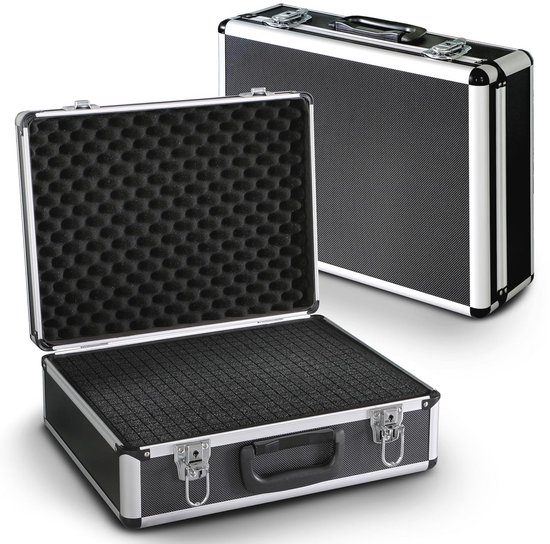 Wiltec Maletín De Transporte Multiusos 32 X 22,9 X 11,2 Cm Espuma Interior Personalizable Ip67 Pp Reforzado Con Fibra De Vidrio Ideal Para Herramientas Camaras Y Objetos Delicados 86183365