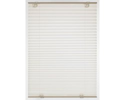 Plissé Gordijn met Zuignappen 70 x 130 cm Crema - Vouwgordijn