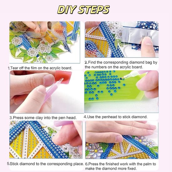 DIY Diamond Art Tafelkalender 2026 – 12 Maanden, Met Strasssteentjes – Perfect Voor Thuis, Kantoor Of Als Cadeau