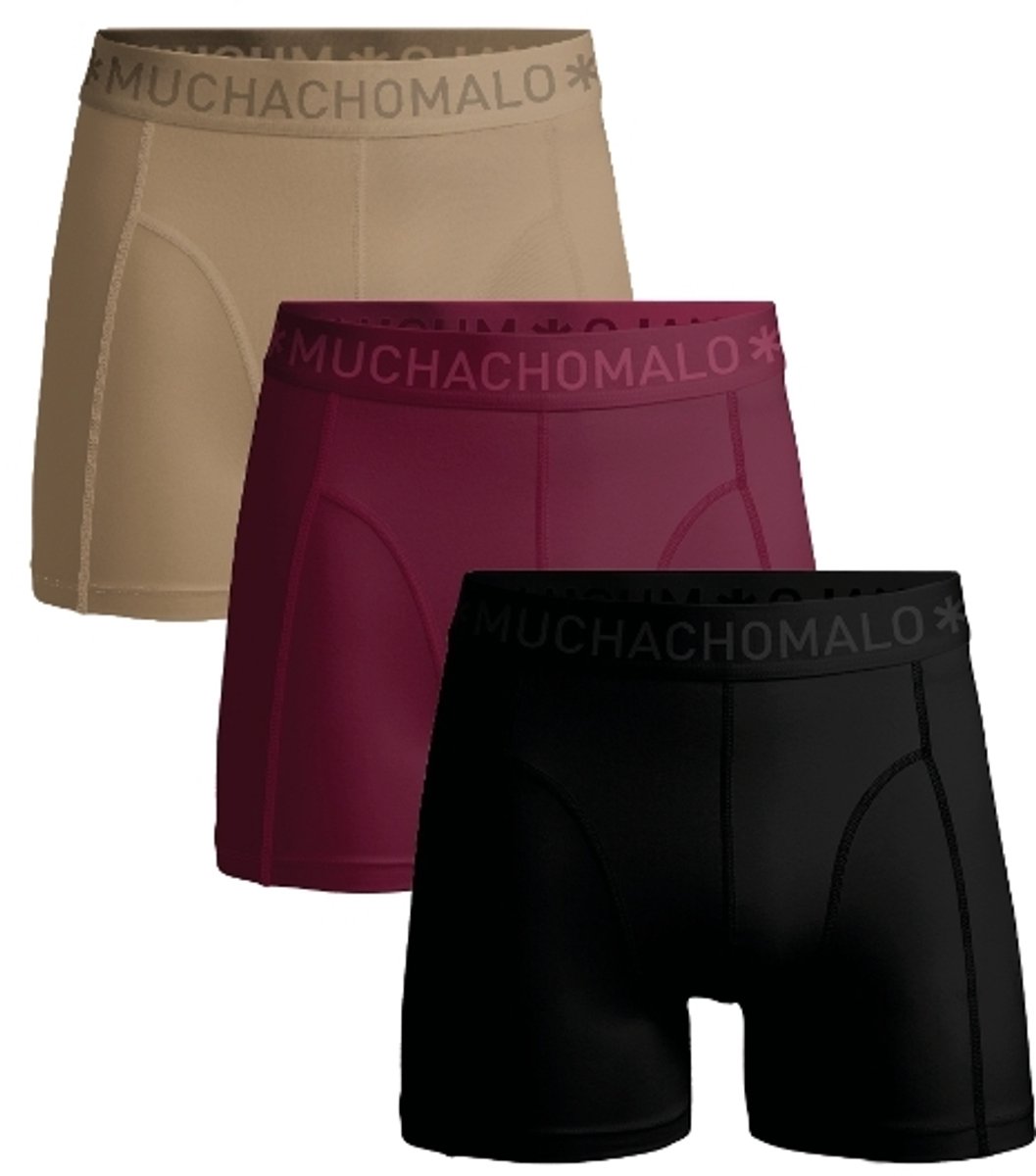 Muchachomalo Boxershort heren – 3 Pack – 95% Katoen – Heren Ondergoed – Kleding – Stevig Ondergoed – Onderbroeken Heren