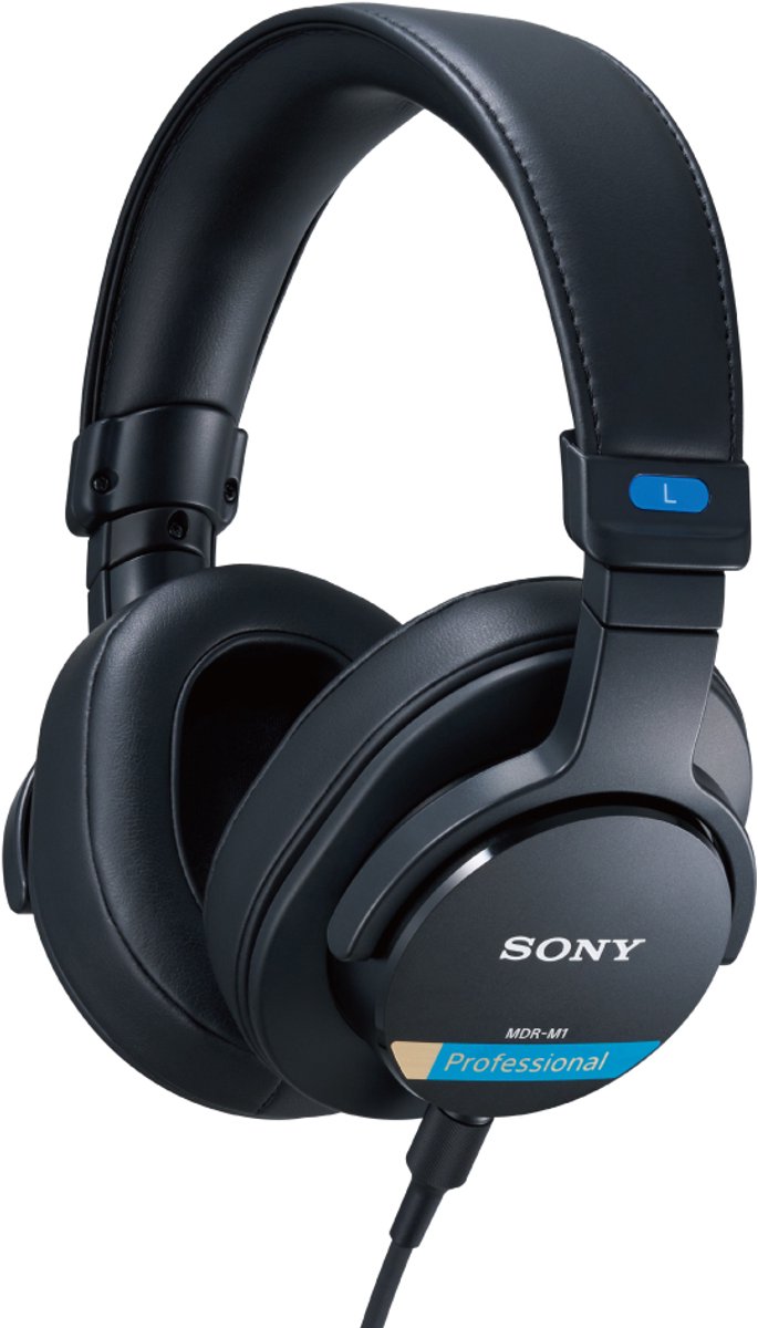 Sony MDR-M1 - Studio koptelefoon met gesloten achterkant - Zwart