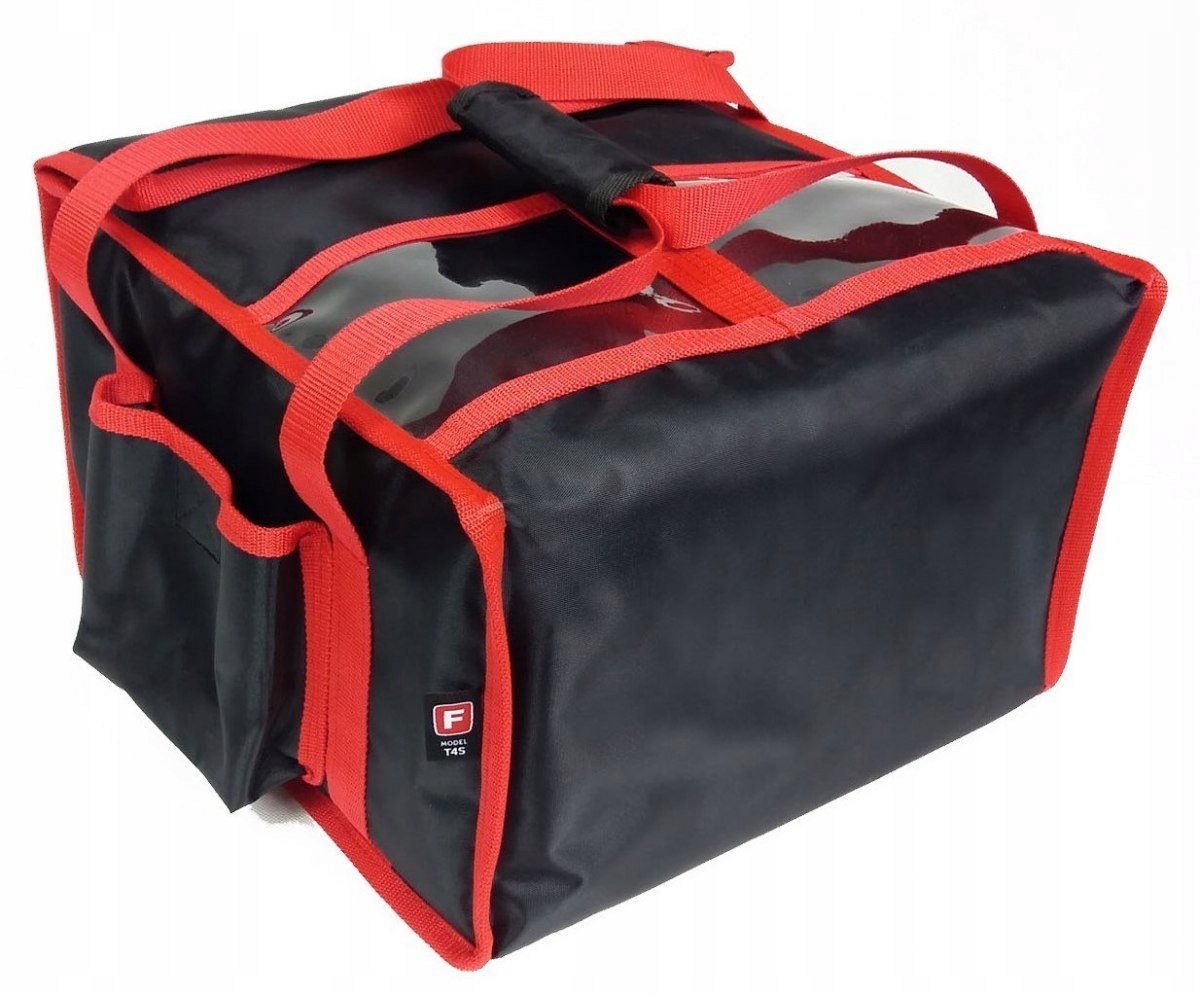 Verwarmde Pizzabezorgtas 4x 50x50cm met Frame - Duurzaam Nylon