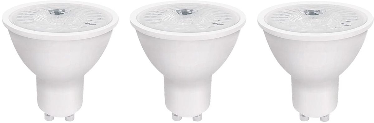 VITO LED Spot PAR16 GU10 - 6W (replaces 50W) - 516lm - 2700K - 175-265V - Ø50mm - Energy efficient - 3 pieces