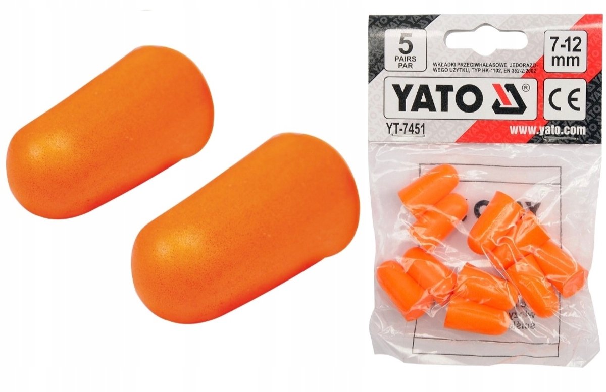 YATO Oordoppen 5 paar - Gehoorbescherming tegen lawaai